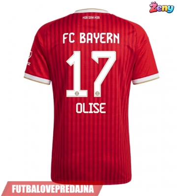 Lacne Ženy Futbalové dres Bayern Munich Michael Olise #17 2026-27 Krátky Rukáv - Domáci